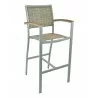 Aluminum Barstool - Dark Basket - Aluminum Barstool - Dark Basket
