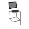 Aluminum Barstool - Black