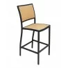 Aluminum Barstool - Brown - Aluminum Barstool - Brown