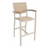 Aluminum Barstool - Natural - Front
