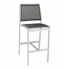Aluminum Barstool - Silver Black - Aluminum Barstool - Silver Black