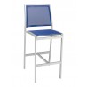 Aluminum Barstool - Silver Blue