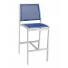Aluminum Barstool - Silver Blue - Aluminum Barstool - Silver Blue