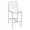Aluminum Barstool - Silver White - Aluminum Barstool - Silver White