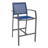 Aluminum Barstool - BAL-5724A - Anthracite Blue