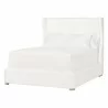 Essentials For Living Balboa Queen Bed in LiveSmart Peyton Pearl and Natural Gray - Angled - Essentials For Living Balboa Queen Bed in LiveSmart Peyton Pearl and Natural Gray - Angled