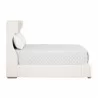 Essentials For Living Balboa Queen Bed in LiveSmart Peyton Pearl and Natural Gray - Side - Essentials For Living Balboa Queen Bed in LiveSmart Peyton Pearl and Natural Gray - Side