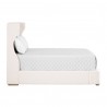 Essentials For Living Balboa Queen Bed in LiveSmart Peyton Pearl and Natural Gray - Side