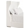 Essentials For Living Balboa Queen Bed in LiveSmart Peyton Pearl and Natural Gray - Side
