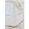 Essentials For Living Balboa Queen Bed in LiveSmart Peyton Pearl and Natural Gray - Arm Side