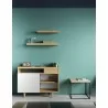 TemaHome Balda 60 Cm Hanging Wall Shelf in Walnut - Lfiestyle 2 - TemaHome Balda 60 Cm Hanging Wall Shelf in Walnut - Lfiestyle 2