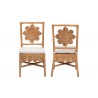 bali & pari Abagale Natural Rattan 2-Piece Dining Chair Set  - front - bali & pari Abagale Natural Rattan 2-Piece Dining Chair Set  - front