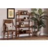 bali & pari Aleya Marbled Tortoise Natural Rattan Display Shelf - lifestyle - bali & pari Aleya Marbled Tortoise Natural Rattan Display Shelf - lifestyle