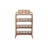 bali & pari Aleya Marbled Tortoise Natural Rattan Display Shelf - back - bali & pari Aleya Marbled Tortoise Natural Rattan Display Shelf - back