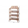 bali & pari Aleya Marbled Tortoise Natural Rattan Display Shelf - dimes - bali & pari Aleya Marbled Tortoise Natural Rattan Display Shelf - dimes