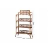 bali & pari Aleya Marbled Tortoise Natural Rattan Display Shelf - dimes - bali & pari Aleya Marbled Tortoise Natural Rattan Display Shelf - dimes