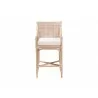 bali & pari Allen Natural Rattan Counter Stool - front - bali & pari Allen Natural Rattan Counter Stool - front