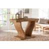 bali & pari Alyssa Seagrass Console Table - lifestyle - bali & pari Alyssa Seagrass Console Table - lifestyle