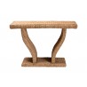 bali & pari Alyssa Seagrass Console Table - front - bali & pari Alyssa Seagrass Console Table - front