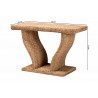 bali & pari Alyssa Seagrass Console Table - dimes - bali & pari Alyssa Seagrass Console Table - dimes