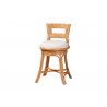 Baxton Studio bali & pari Amina Natural Rattan Counter Stool - angled - Baxton Studio bali & pari Amina Natural Rattan Counter Stool - angled