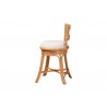 Baxton Studio bali & pari Amina Natural Rattan Counter Stool - side - Baxton Studio bali & pari Amina Natural Rattan Counter Stool - side