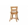 Baxton Studio bali & pari Amina Natural Rattan Counter Stool - back - Baxton Studio bali & pari Amina Natural Rattan Counter Stool - back