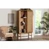 Baxton Studio bali & pari Augusto Teak Wood Cabinet - Lifestyle 2 - Baxton Studio bali & pari Augusto Teak Wood Cabinet - Lifestyle 2
