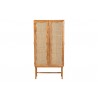 Baxton Studio bali & pari Augusto Teak Wood Cabinet - Front - Baxton Studio bali & pari Augusto Teak Wood Cabinet - Front