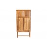 Baxton Studio bali & pari Augusto Teak Wood Cabinet - Back - Baxton Studio bali & pari Augusto Teak Wood Cabinet - Back