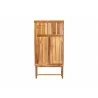 Baxton Studio bali & pari Augusto Teak Wood Cabinet - Back - Baxton Studio bali & pari Augusto Teak Wood Cabinet - Back