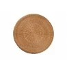 Baxton Studio bali & pari Avalon Natural Rattan Round Coffee Table with Scalloped Pedestal Base – Coastal Boho Wicker Accent Table for Living Room or Sunroom - Top - Baxton Studio bali & pari Avalon Natural Rattan Round Coffee Table with Scalloped Pedestal Base – Coastal Boho Wicker Accent Table for Living Room or Sunroom - Top