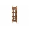 bali & pari Basile Marbled Tortoise Natural Rattan Display Shelf - side - bali & pari Basile Marbled Tortoise Natural Rattan Display Shelf - side