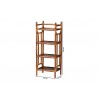 bali & pari Basile Marbled Tortoise Natural Rattan Display Shelf - dimes - bali & pari Basile Marbled Tortoise Natural Rattan Display Shelf - dimes