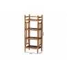bali & pari Basile Marbled Tortoise Natural Rattan Display Shelf - dimes - bali & pari Basile Marbled Tortoise Natural Rattan Display Shelf - dimes