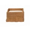 bali & pari Belita Natural Rattan Large Pet Bed with Scalloped Base - side - bali & pari Belita Natural Rattan Large Pet Bed with Scalloped Base - side