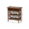 bali & pari Daemyn Marbled Tortoise Natural Rattan Nightstand - dimes - bali & pari Daemyn Marbled Tortoise Natural Rattan Nightstand - dimes