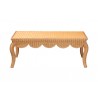  bali & pari Deborah Natural Rattan Coffee Table - front -  bali & pari Deborah Natural Rattan Coffee Table - front