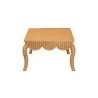  bali & pari Deborah Natural Rattan Coffee Table - side -  bali & pari Deborah Natural Rattan Coffee Table - side