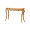 bali & pari Deborah Natural Rattan Console Table - angled - bali & pari Deborah Natural Rattan Console Table - angled