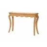 bali & pari Deborah Natural Rattan Console Table - angled - bali & pari Deborah Natural Rattan Console Table - angled