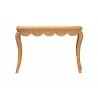 bali & pari Deborah Natural Rattan Console Table - front - bali & pari Deborah Natural Rattan Console Table - front