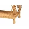 bali & pari Dolby Natural Rattan Console Table - Handwoven Wicker Accent Table with Openwork Design and Lower Shelf, Coastal Boho Style for Entryway or Living Room - Leg - bali & pari Dolby Natural Rattan Console Table - Handwoven Wicker Accent Table with Openwork Design and Lower Shelf, Coastal Boho Style for Entryway or Living Room - Leg