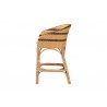 bali & pari Elma Rattan Counter Stool with Cushion - Side