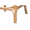 bali & pari Elma Rattan Counter Stool with Cushion - Leg