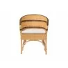 bali & pari Elma Rattan Dining Chair with Cushion - Front - bali & pari Elma Rattan Dining Chair with Cushion - Front