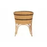 bali & pari Elma Rattan Dining Chair with Cushion - Back - bali & pari Elma Rattan Dining Chair with Cushion - Back