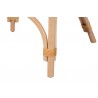 bali & pari Elma Rattan Dining Chair with Cushion - Leg