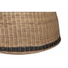 bali & pari Emiliana Natural Rattan Loveseat - Leg