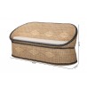 bali & pari Emiliana Natural Rattan Loveseat - Dimensions